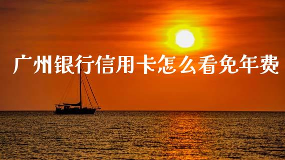 广州银行信用卡怎么看免年费_https://wap.letulww.com_外汇交易_第1张