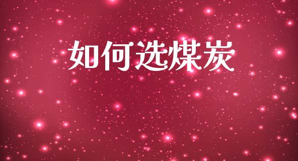 如何选煤炭_https://wap.letulww.com_投资策略_第1张