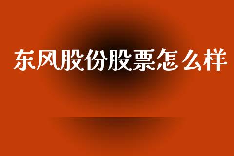 东风股份股票怎么样_https://wap.letulww.com_融资租赁_第1张