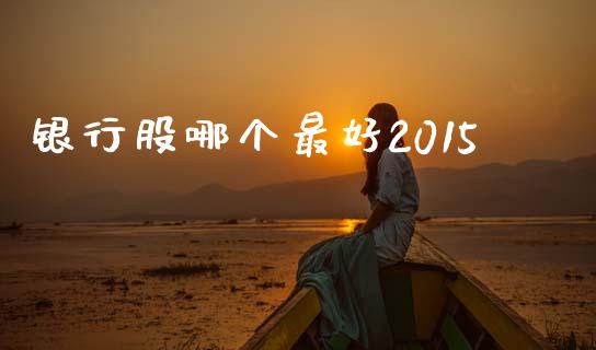银行股哪个最好2015_https://wap.letulww.com_投资管理_第1张