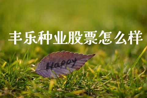 丰乐种业股票怎么样_https://wap.letulww.com_投资管理_第1张