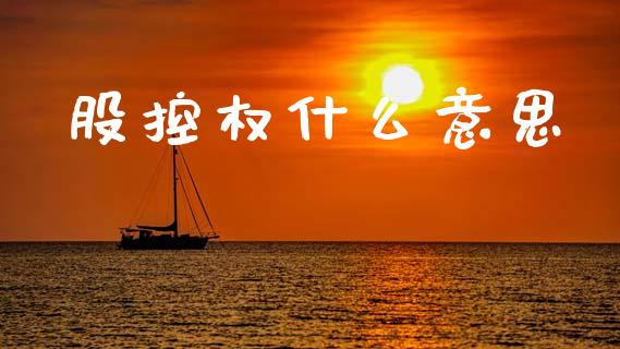 股控权什么意思_https://wap.letulww.com_投资策略_第1张
