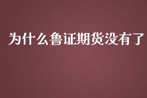 为什么鲁证期货没有了_https://wap.letulww.com_融资租赁_第1张