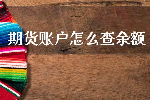 期货账户怎么查余额_https://wap.letulww.com_投资策略_第1张