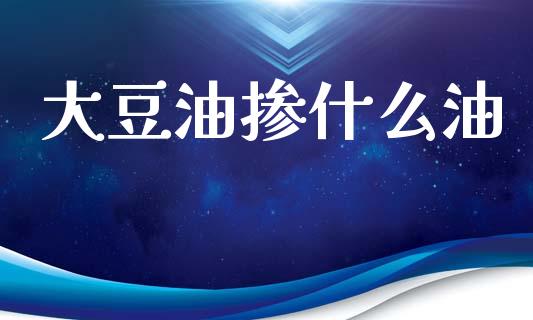 大豆油掺什么油_https://wap.letulww.com_投资管理_第1张