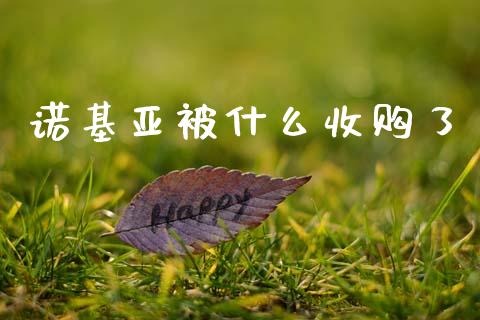 诺基亚被什么收购了_https://wap.letulww.com_投资策略_第1张