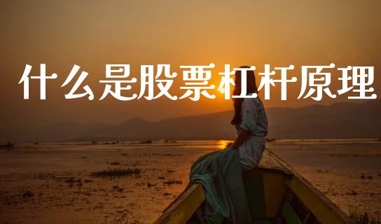 什么是股票杠杆原理_https://wap.letulww.com_投资管理_第1张