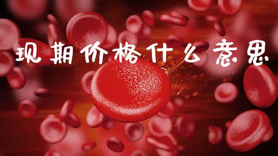 现期价格什么意思_https://wap.letulww.com_外汇交易_第1张