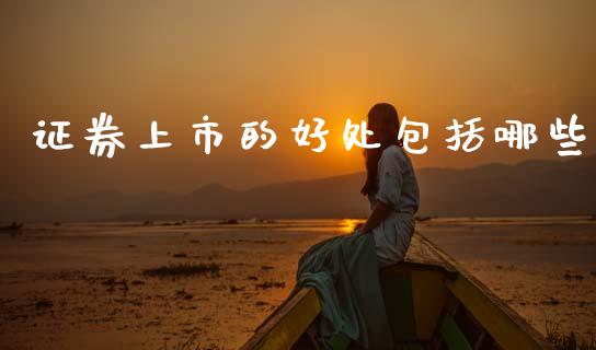 证券上市的好处包括哪些_https://wap.letulww.com_投资策略_第1张