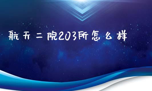 航天二院203所怎么样_https://wap.letulww.com_融资租赁_第1张