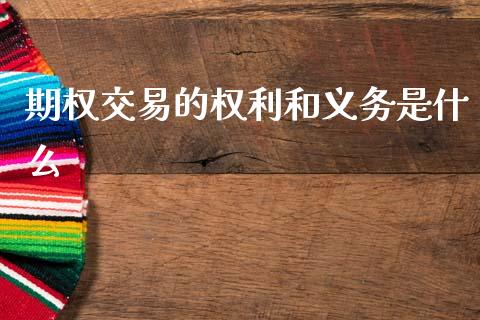 期权交易的权利和义务是什么_外汇交易_第1张_外汇交易_投资策略_融资租赁_投资管理 期权交易的权利和义务是什么_https://wap.letulww.com_外汇交易_第1张