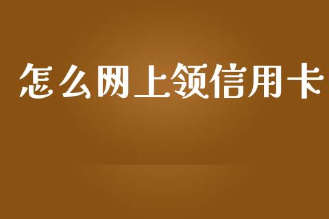 怎么网上领信用卡_https://wap.letulww.com_投资策略_第1张