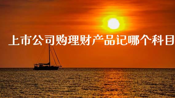 上市公司购理财产品记哪个科目_https://wap.letulww.com_融资租赁_第1张