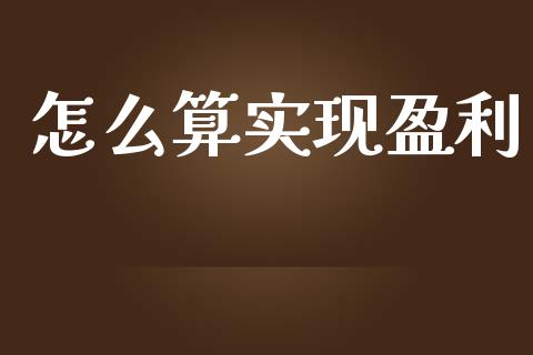 怎么算实现盈利_https://wap.letulww.com_融资租赁_第1张