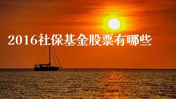 2016社保基金股票有哪些_https://wap.letulww.com_融资租赁_第1张
