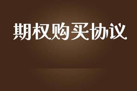 期权购买协议_https://wap.letulww.com_投资策略_第1张