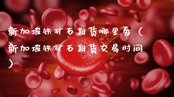 新加坡铁矿石期货哪里看(新加坡铁矿石期货交易时间)_投资策略_第1张_外汇交易_投资策略_融资租赁_投资管理 新加坡铁矿石期货哪里看(新加坡铁矿石期货交易时间)_https://wap.letulww.com_投资策略_第1张