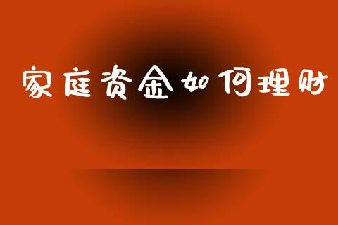 家庭资金如何理财_https://wap.letulww.com_融资租赁_第1张