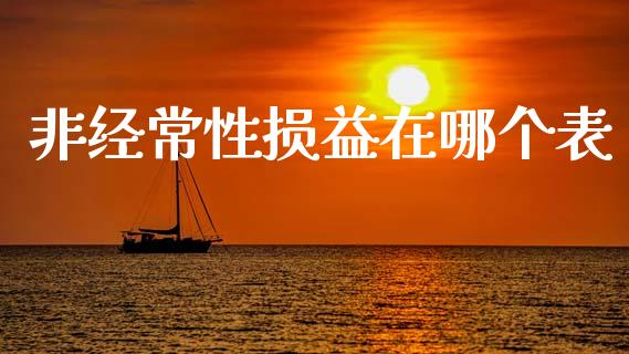非经常性损益在哪个表_https://wap.letulww.com_外汇交易_第1张