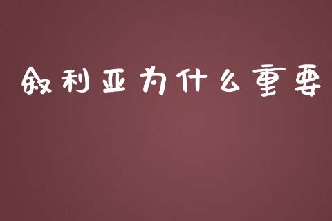 叙利亚为什么重要_https://wap.letulww.com_投资管理_第1张