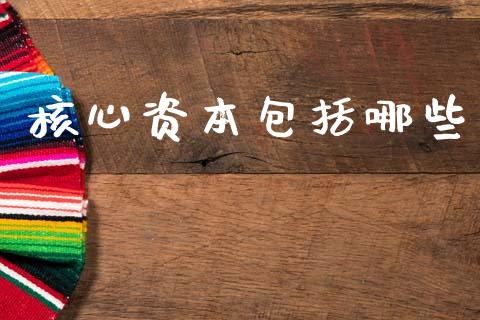 核心资本包括哪些_https://wap.letulww.com_外汇交易_第1张