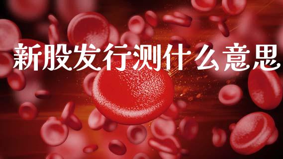 新股发行测什么意思_https://wap.letulww.com_投资管理_第1张