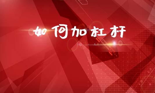 如何加杠杆_https://wap.letulww.com_投资管理_第1张
