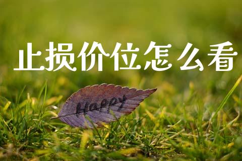 止损价位怎么看_https://wap.letulww.com_投资策略_第1张