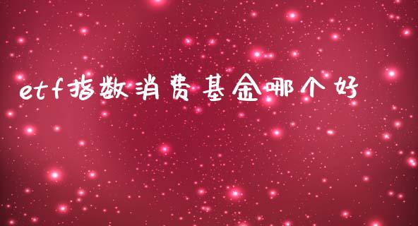 etf指数消费基金哪个好_https://wap.letulww.com_投资策略_第1张