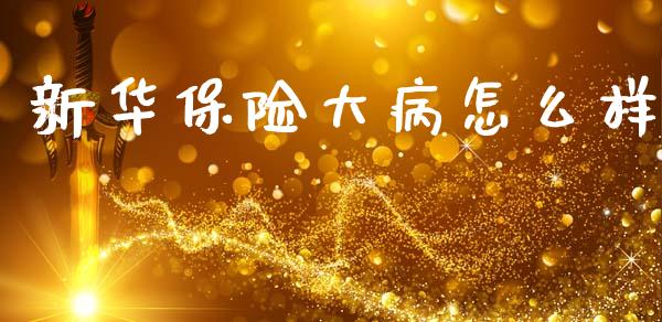 新华保险大病怎么样_https://wap.letulww.com_外汇交易_第1张