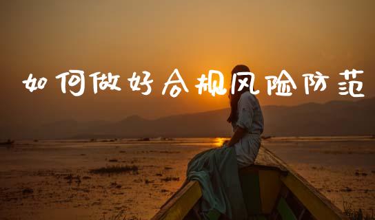 如何做好合规风险防范_https://wap.letulww.com_融资租赁_第1张