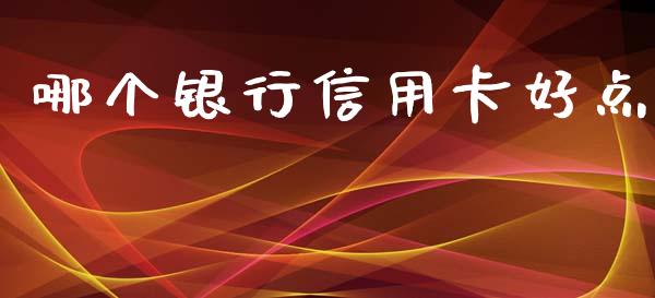 哪个银行信用卡好点_https://wap.letulww.com_投资管理_第1张