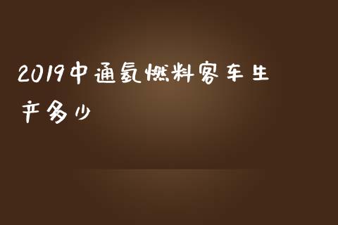 2019中通氢燃料客车生产多少_https://wap.letulww.com_外汇交易_第1张