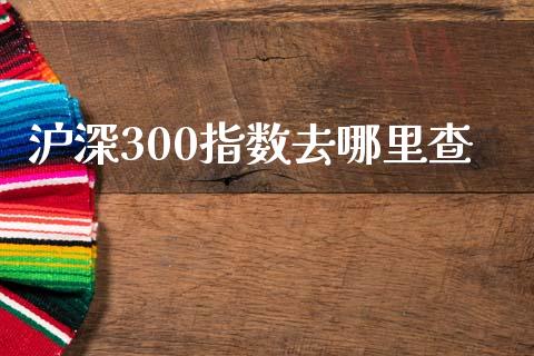 沪深300指数去哪里查_https://wap.letulww.com_融资租赁_第1张