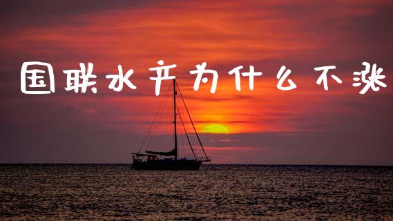国联水产为什么不涨_https://wap.letulww.com_投资策略_第1张