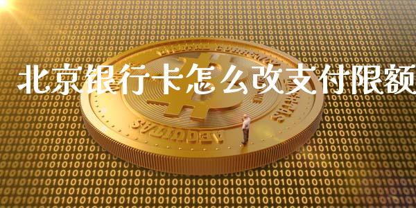 北京银行卡怎么改支付限额_https://wap.letulww.com_外汇交易_第1张