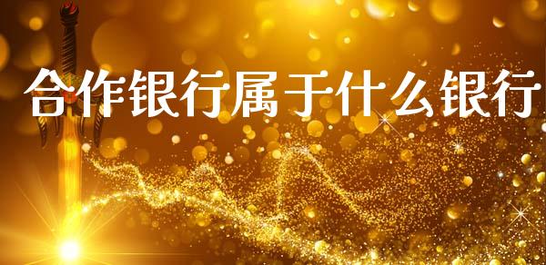 合作银行属于什么银行_https://wap.letulww.com_投资策略_第1张