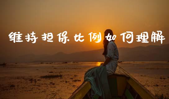 维持担保比例如何理解_https://wap.letulww.com_投资策略_第1张
