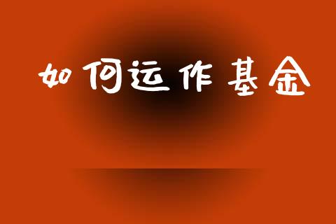 如何运作基金_https://wap.letulww.com_外汇交易_第1张