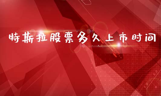 特斯拉股票多久上市时间_https://wap.letulww.com_投资策略_第1张
