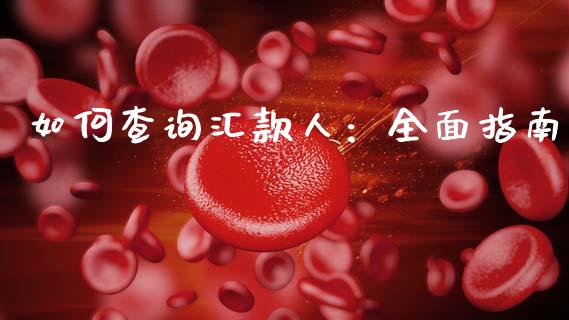 如何查询汇款人：全面指南_https://wap.letulww.com_投资管理_第1张