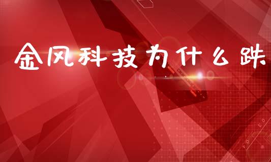 金风科技为什么跌_https://wap.letulww.com_投资策略_第1张