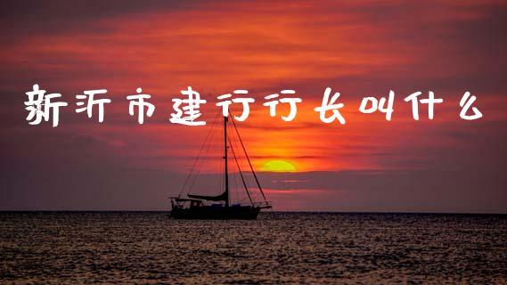 新沂市建行行长叫什么_https://wap.letulww.com_外汇交易_第1张