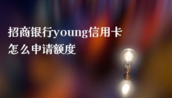 招商银行young信用卡怎么申请额度_https://wap.letulww.com_外汇交易_第1张