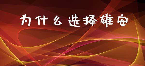 为什么选择雄安_https://wap.letulww.com_投资策略_第1张