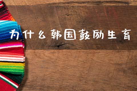 为什么韩国鼓励生育_https://wap.letulww.com_融资租赁_第1张