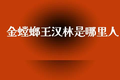 金螳螂王汉林是哪里人_https://wap.letulww.com_投资管理_第1张