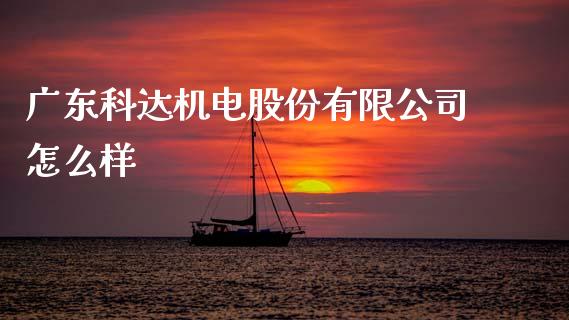 广东科达机电股份有限公司怎么样_https://wap.letulww.com_融资租赁_第1张