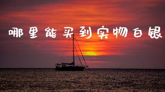 哪里能买到实物白银_https://wap.letulww.com_外汇交易_第1张