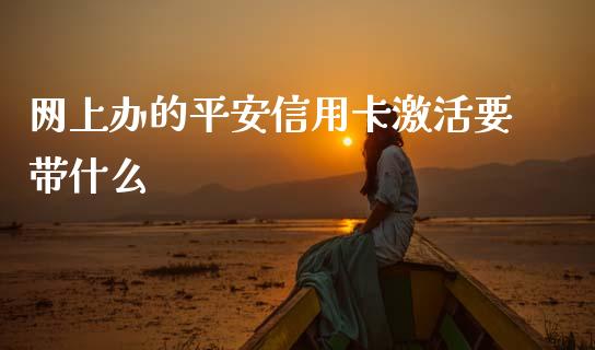 网上办的平安信用卡激活要带什么_https://wap.letulww.com_融资租赁_第1张